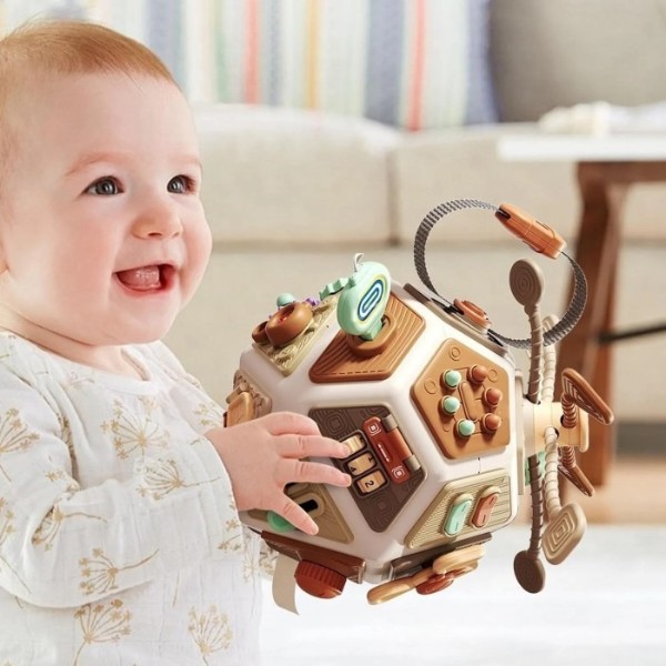 Фото - Бизиборд-куб Smart Baby Мяч (6928270764788)